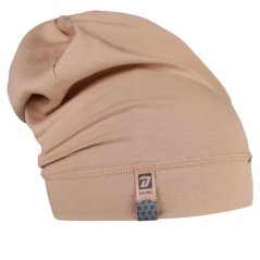 Bavlněná čepice Polo - vzor 108 - cappuccino - strom