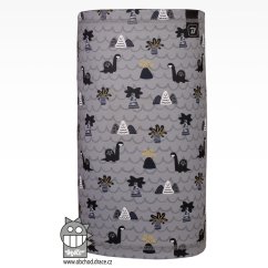 Nákrčník / multifunkční šátek - vzor 105 - dinosauři