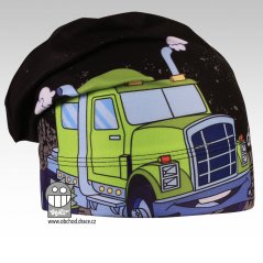 Hair čepice spadlého střihu - vzor 13