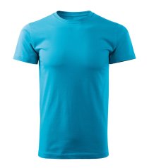 Bavlněné unisex tričko - vzor 30 - tyrkysová