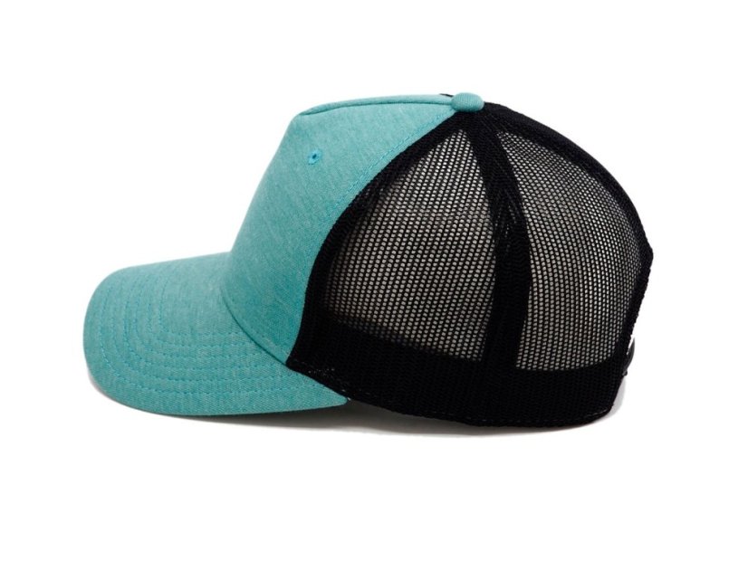 Kšiltovka  Snap Curved - vzor 08 - tyrkysová vel. 56-60