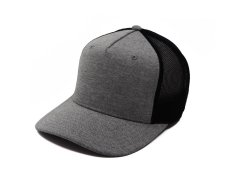 Kšiltovka Snap Curved - vzor 10 - popelavě šedá