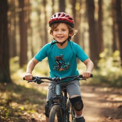 Dětské funkční tričko Active - vzor 003 - cyklista