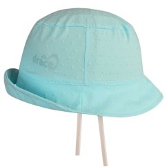 Letní bavlněný klobouk Hawaii nopek - vzor 001 - mentolová