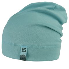 Spadlá bavlněná čepice Pepe - vzor 25 - zelenomodrá - auto