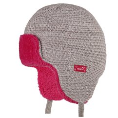 Beranice Lama - vzor 01 - šedá / malinová