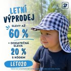 Letní výprodej kšiltovek 2026