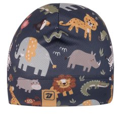 Funkční čepice Bruno - vzor 233 - tmavě šedomodrá - safari