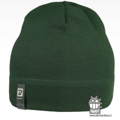 Bavlněná čepice Alan - vzor 17 - lahvově zelená