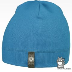 Bavlněná čepice Alan - vzor 25 - modrá