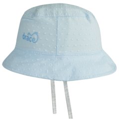 Letní bavlněný klobouk Hawaii nopek - vzor 005 - světle modrá