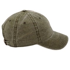 Kšiltovka Vintage 6P - vzor 02 - army zelená