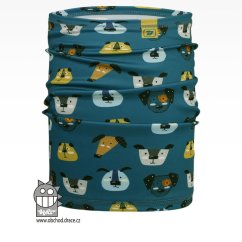 Nákrčník / multifunkční šátek - vzor 88 - pejsci