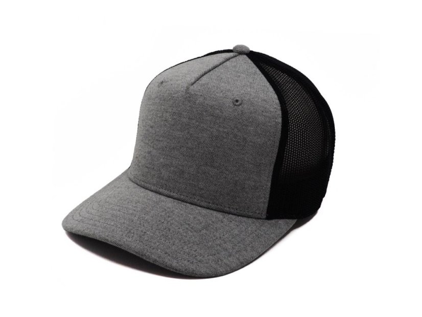 Kšiltovka  Snap Curved - vzor 10 - popelavě šedá vel. 56-60