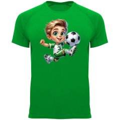 Dětské funkční tričko Active - vzor 002 - fotbalista