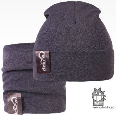 York set čepice a nákrčníku - vzor 08 - jeans