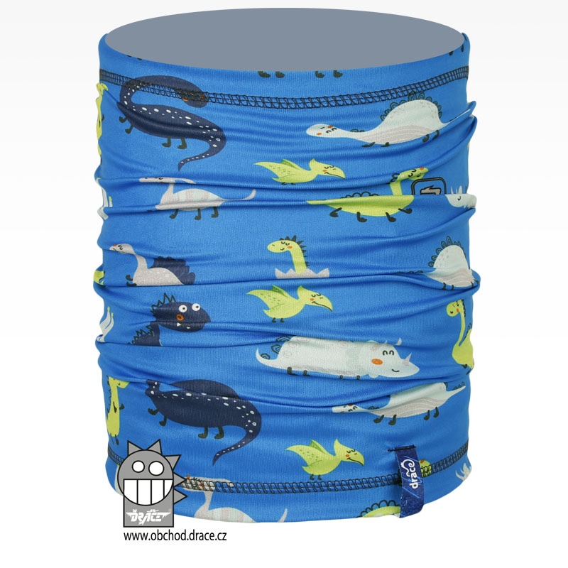 Nákrčník / multifunkční šátek - vzor 22 - dinosauři