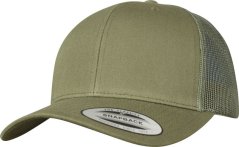 6panelová kšiltovka Flexfit 6606/6606T - khaki zelená