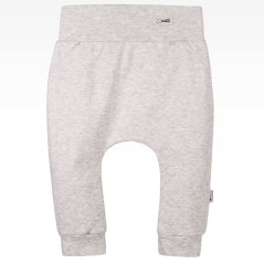 Kojenecké tepláky Baby - vzor 16 světle šedá