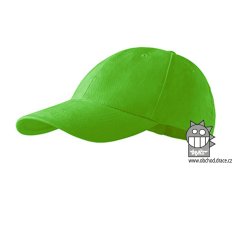 Kšiltovka velká 6P - vzor 112 - zelená neon