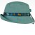 Klobouk Panama - vzor 17 - zeleno modrá