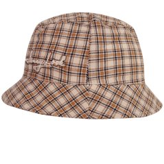 Letní bavlněný klobouk Hawaii - vzor 141 - béžová kostka