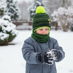 Laponka pletená Bambi - vzor 08