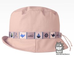 Klobouk letní Palermo - vzor 10 - béžová