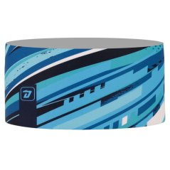 Čelenka funkční Baldo - vzor 90 - modrá / tyrkysová / bílá - abstrakt