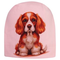 Bavlněná čepice Polo - vzor 102 - světle šedá - Kokršpaňel