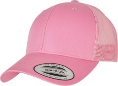 6panelová kšiltovka Flexfit 6606/6606T - růžová