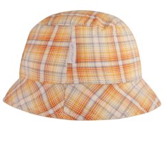 Letní bavlněný klobouk Hawaii - vzor 57 - béžová - kostka