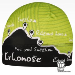 Čepice Bruno Krkonoše - vzor 005 - zelená / černá
