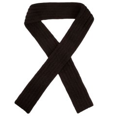 Dámská pletená šála Ewa - vzor 15 - černá