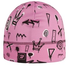 Funkční čepice Bruno - vzor 212 - fialková - obrazce - čepice na jaro / podzim