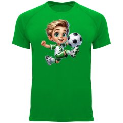 Dětské funkční tričko Active - vzor 002 - fotbalista