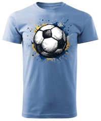 Dětské bavlněné tričko s potiskem - vzor 0263 - fotbalový míč