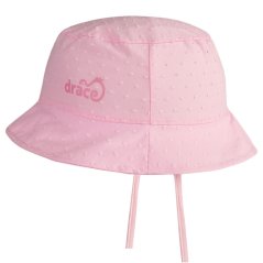 Letní bavlněný klobouk Hawaii nopek - vzor 004 - světle růžová