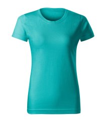 Dámské bavlněné tričko - vzor 31 - zelená emerald