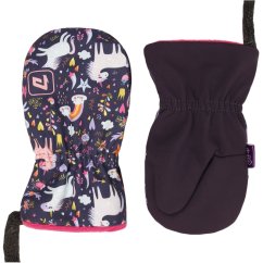 Rukavice softshell - vzor 77 - jednorožci