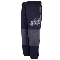 Tepláky Dráče - vzor 25 - tmavě modrá/jeans