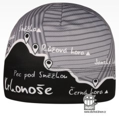 Čepice Bruno Krkonoše - vzor 009 - šedá / černá