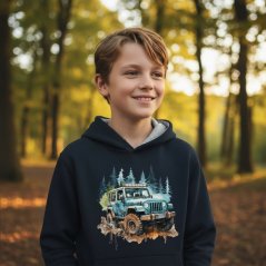 Dětská mikina s kapucí Urban - vzor 023 - offroad