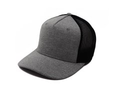 Kšiltovka  Snap Curved - vzor 10 - popelavě šedá vel. 56-60