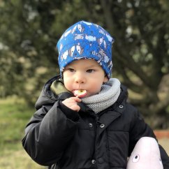 Bruno - vzor 107 - čepice na jaro / podzim - DOPRODEJ