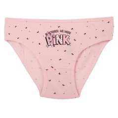 Dívčí bavlněné kalhotky - vzor 194 - světle růžová - pink