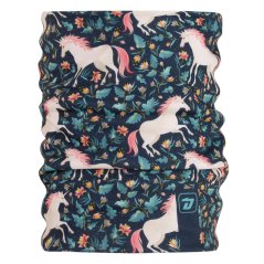 Funkční nákrčník Falco - vzor 001 - tmavě modrá - jednorožci