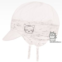 Kojenecká čepice Pepina - vzor 32 bílá