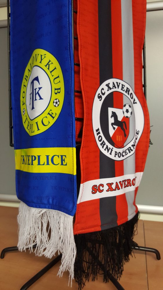 Klubové a firemní šály tisk