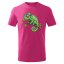 Dětské bavlněné tričko s potiskem - vzor 0256 - chameleon